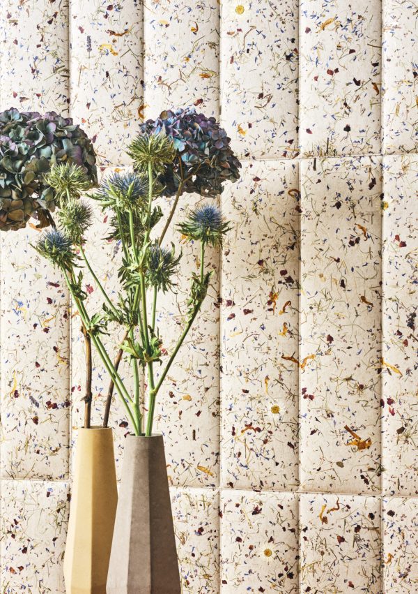 Slalom-Acoustics-Bloom-ECOwall-detail-1-phGianlucaBellomo Bloom Natural Fiber Acoustical Material by Slalom
